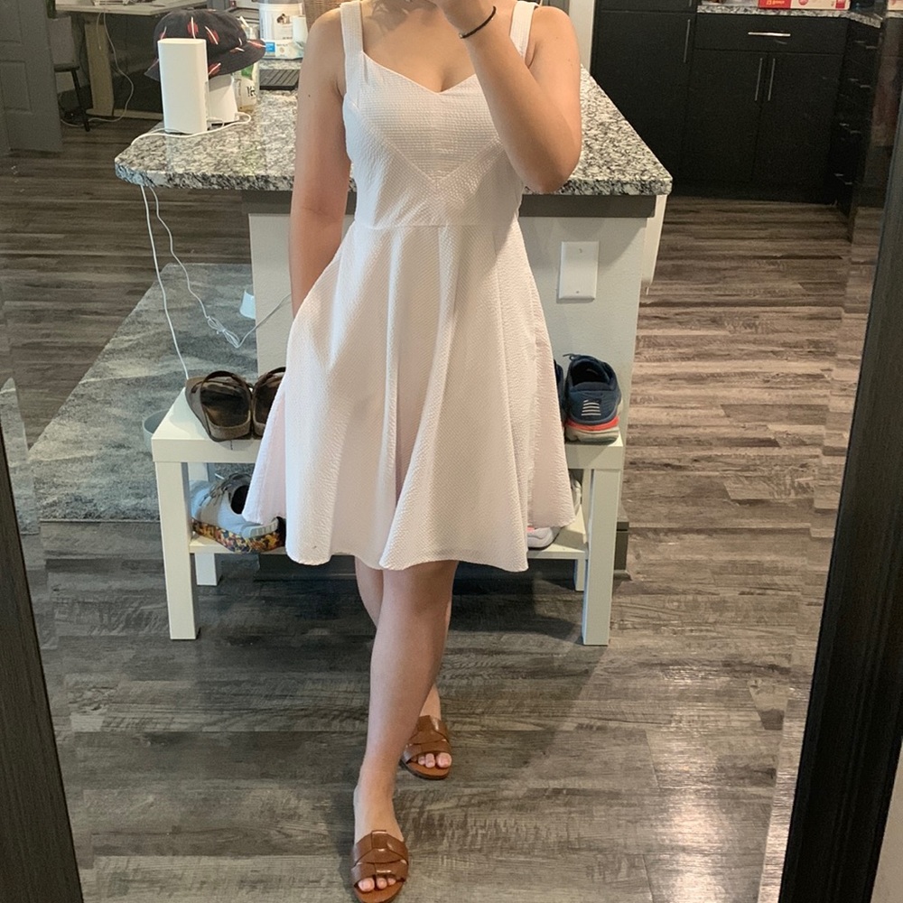 Ann Taylor Pink Summer Dress Sz 0